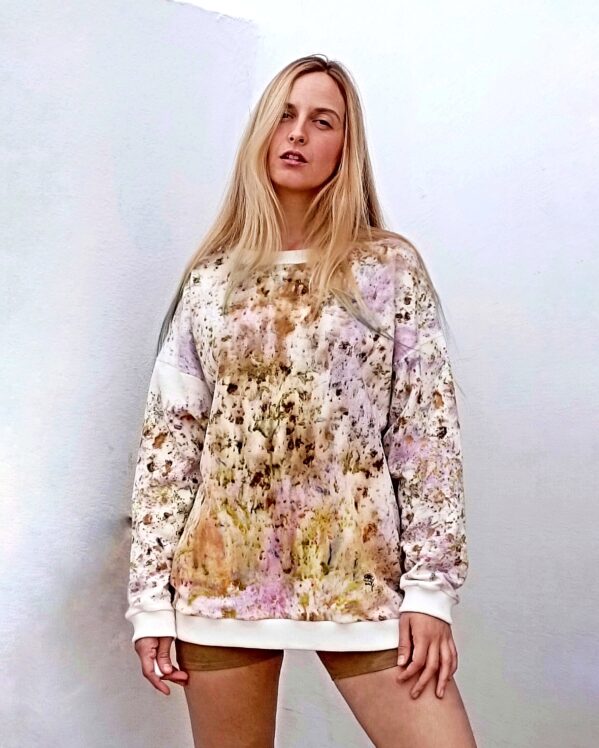 sudadera confetti Natural