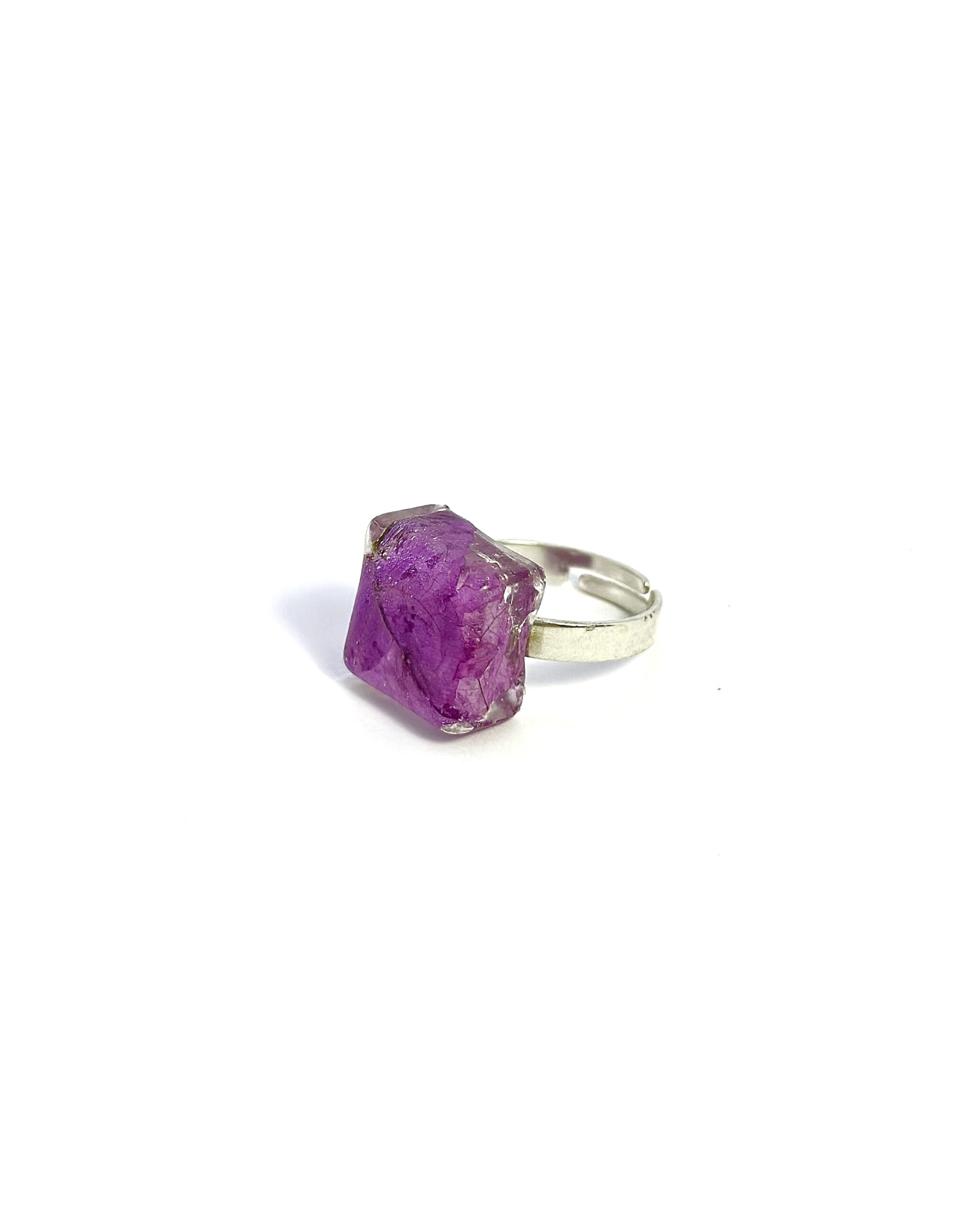 anillo cuadrado buganvilla 1